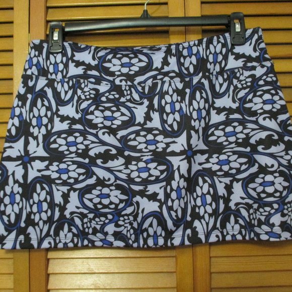 Jofit skort NEW navy & lavender stretchy skort size L - Picture 1 of 9